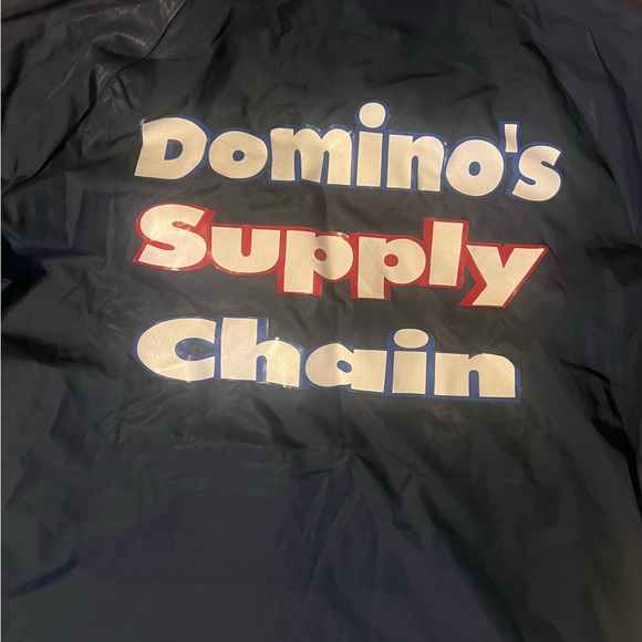 Light windbreaker jacket good for soft rain. Made Domino’s supply chain CDL team - Picture 3 of 4